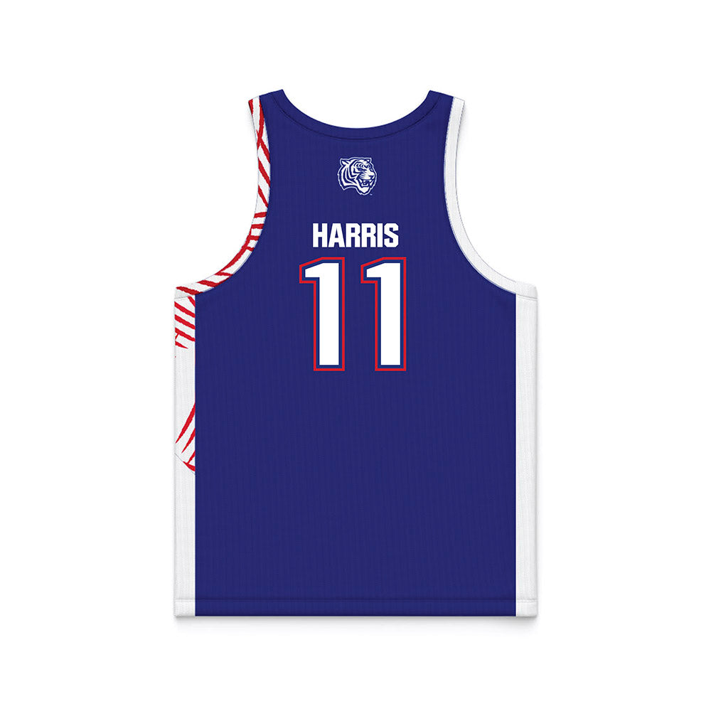 TN State - NCAA Women's Basketball : Genesis Harris - Blue Basketball Jersey-1