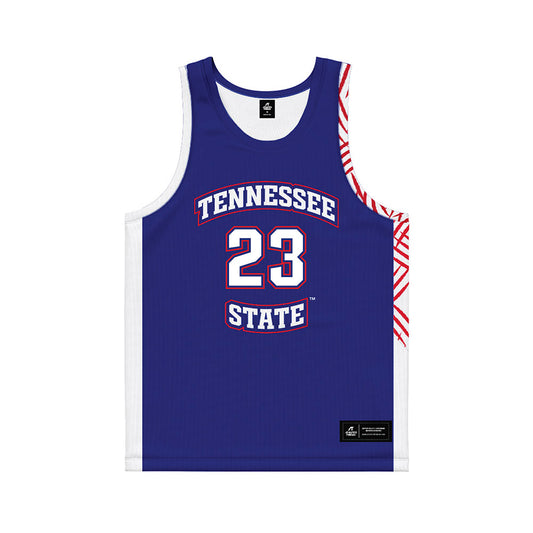 TN State - NCAA Women's Basketball : Sadie Sanchez - Blue Basketball Jersey-0