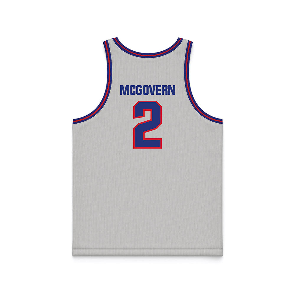TN State - NCAA Men's Basketball : Ley McGovern - Grey Basketball Jersey-1