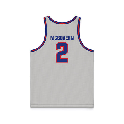 TN State - NCAA Men's Basketball : Ley McGovern - Grey Basketball Jersey-1