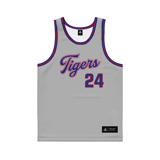 TN State - NCAA Men's Basketball : Joe Ayo - Grey Basketball Jersey-0