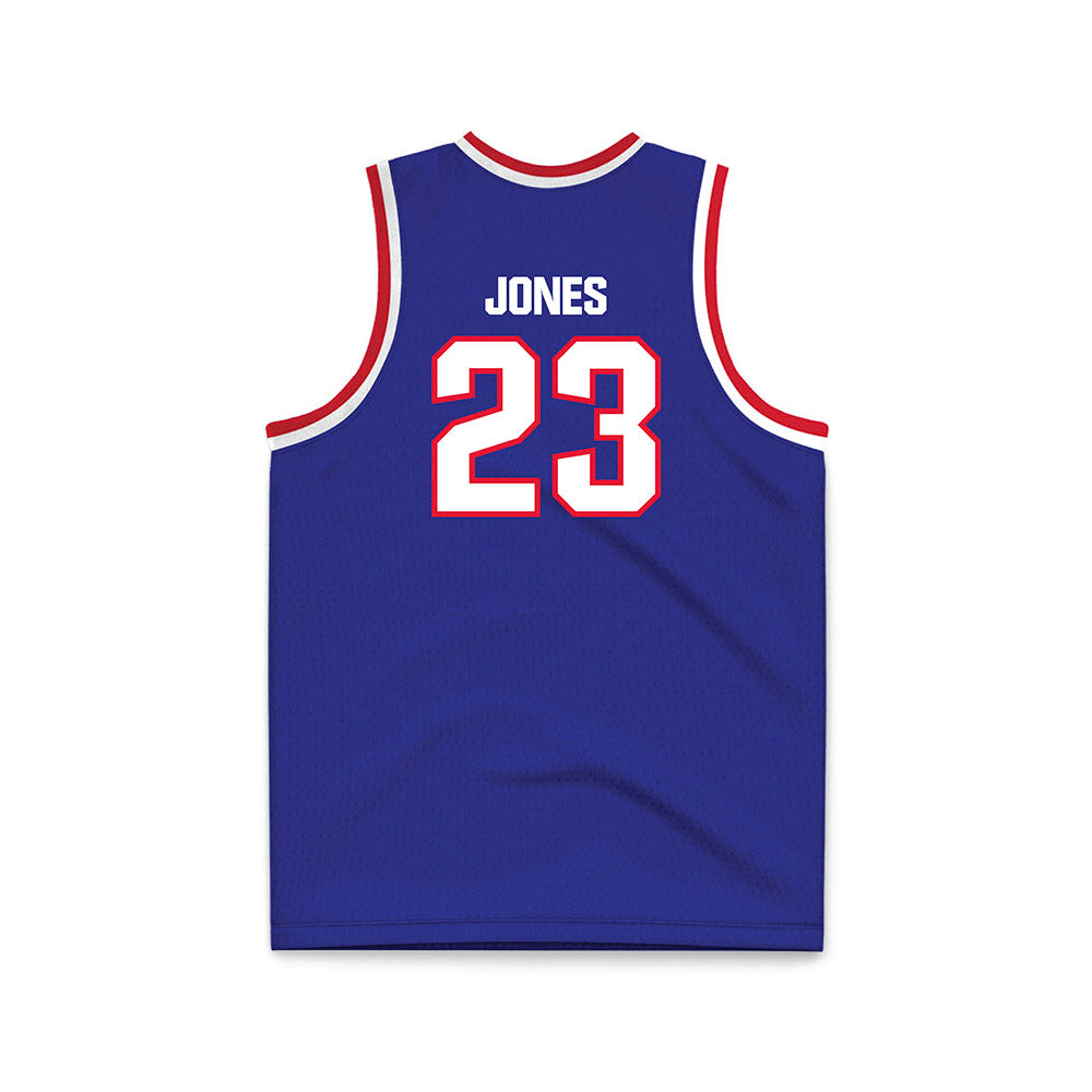 TN State - NCAA Men's Basketball : Kavien Jones - Blue Basketball Jersey-1