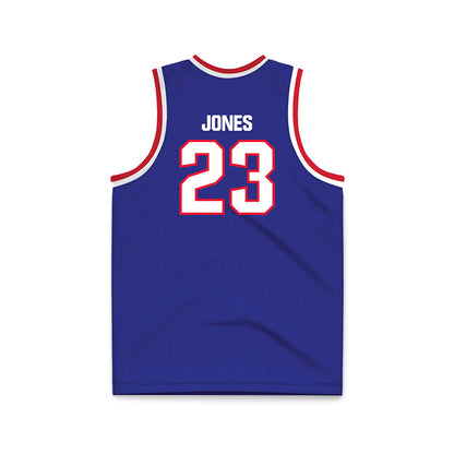 TN State - NCAA Men's Basketball : Kavien Jones - Blue Basketball Jersey-1
