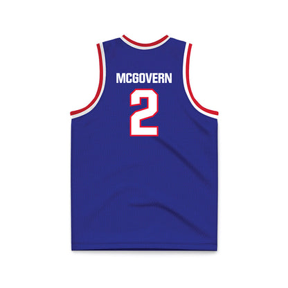 TN State - NCAA Men's Basketball : Ley McGovern - Blue Basketball Jersey-1