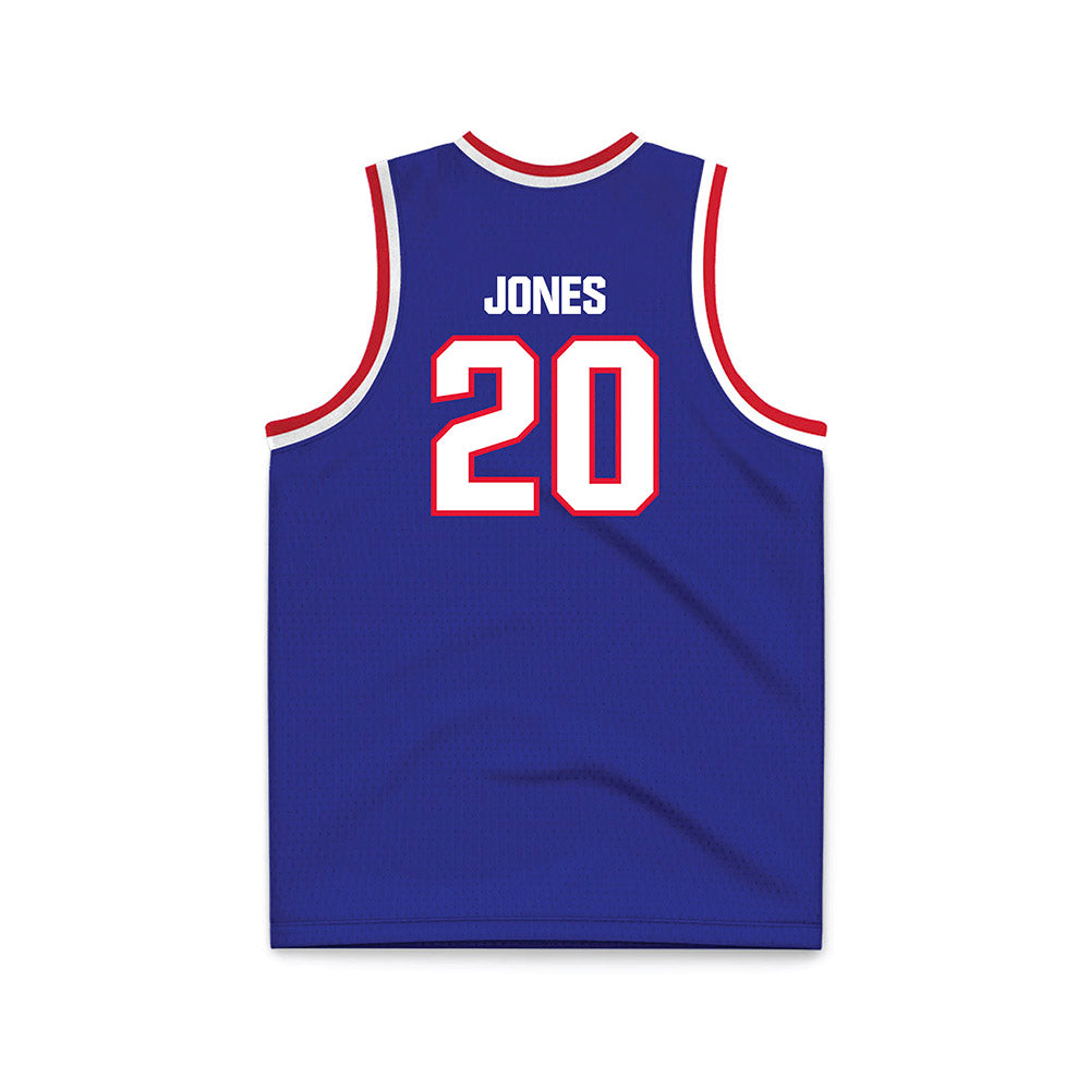 TN State - NCAA Men's Basketball : Jayden Jones - Blue Basketball Jersey-1