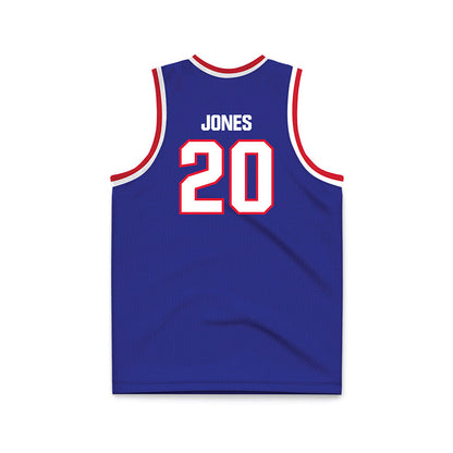 TN State - NCAA Men's Basketball : Jayden Jones - Blue Basketball Jersey-1