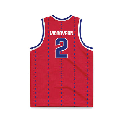 TN State - NCAA Men's Basketball : Ley McGovern - Red Basketball Jersey-1