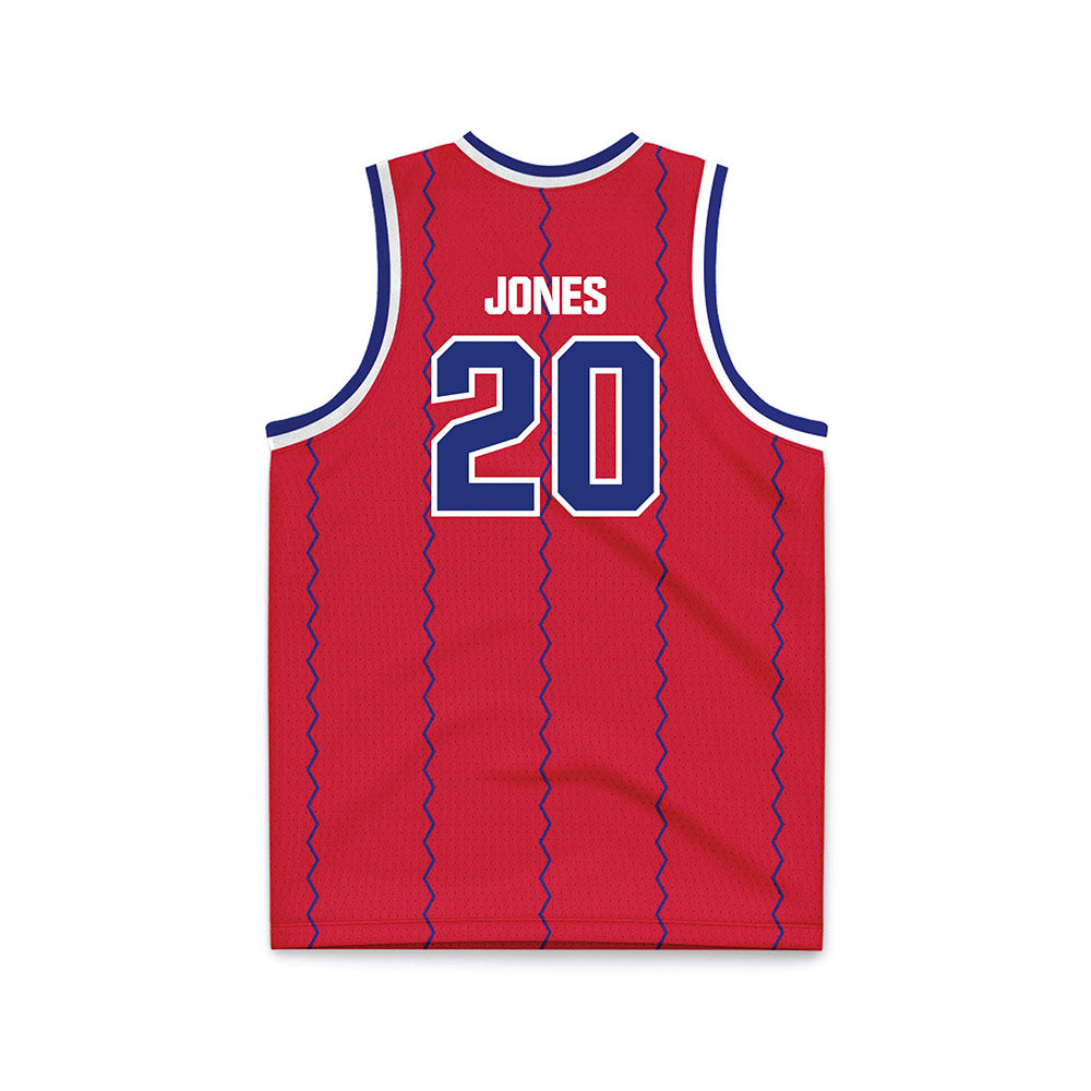 TN State - NCAA Men's Basketball : Jayden Jones - Red Basketball Jersey-1