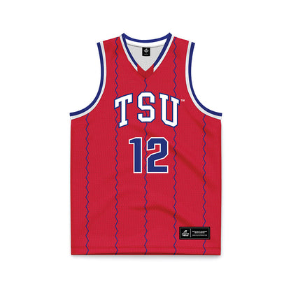 TN State - NCAA Men's Basketball : Carlous Williams - Red Basketball Jersey-0