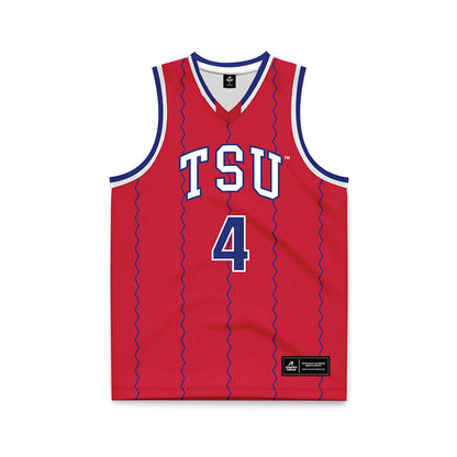 TN State - NCAA Men's Basketball : JC Brooks - Red Basketball Jersey-0