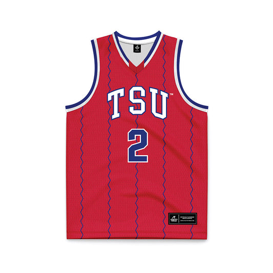 TN State - NCAA Men's Basketball : Ley McGovern - Red Basketball Jersey-0