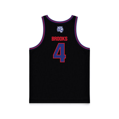 TN State - NCAA Men's Basketball : JC Brooks - Black Basketball Jersey-1