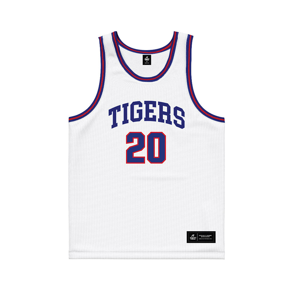 TN State - NCAA Men's Basketball : Jayden Jones - White Basketball Jersey-0