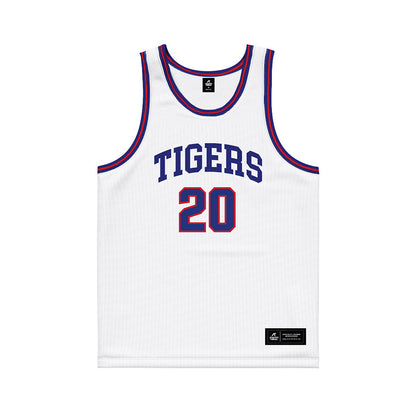 TN State - NCAA Men's Basketball : Jayden Jones - White Basketball Jersey-0