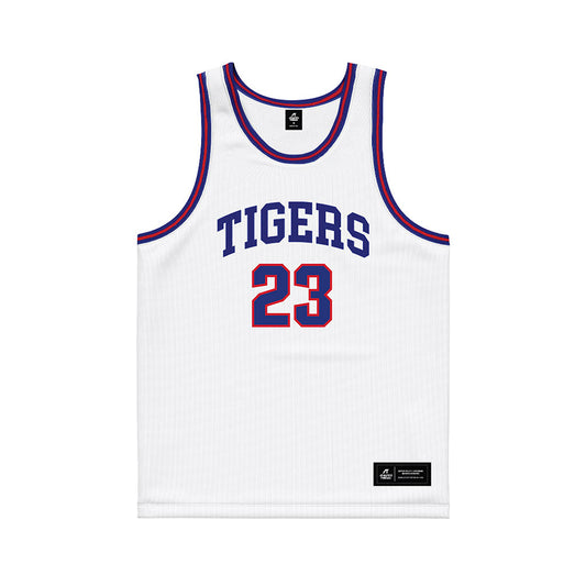 TN State - NCAA Men's Basketball : Kavien Jones - White Basketball Jersey-0