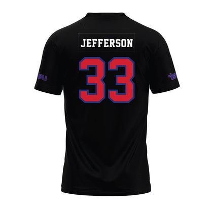 TN State - NCAA Football : Taeshawn Jefferson - Black Premium Football Jersey-1