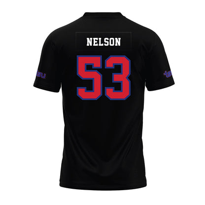 TN State - NCAA Football : Steven Nelson - Black Premium Football Jersey-1