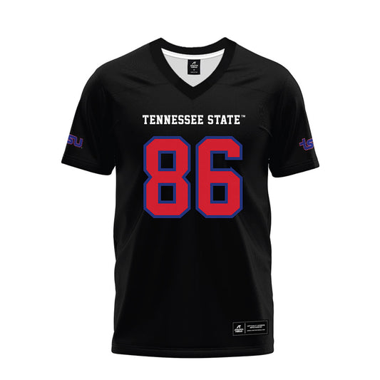 TN State - NCAA Football : Christian Jones - Black Premium Football Jersey-0