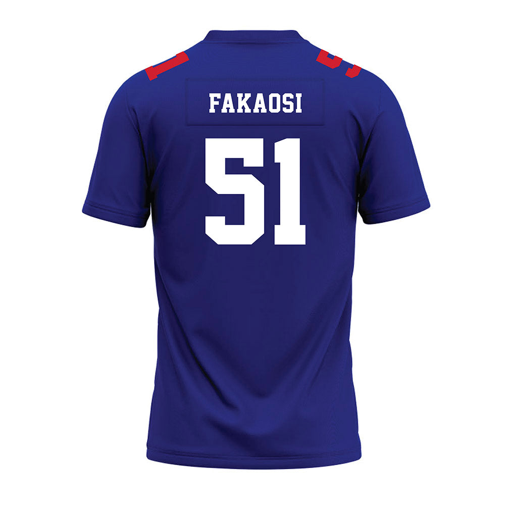 TN State - NCAA Football : Epoki Fakaosi - Blue Premium Football Jersey-1