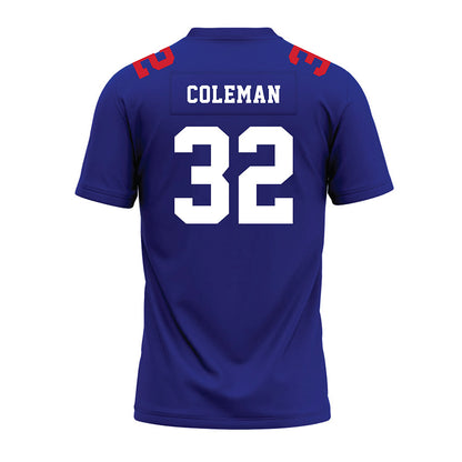 TN State - NCAA Football : Jayden Coleman - Blue Premium Football Jersey-1