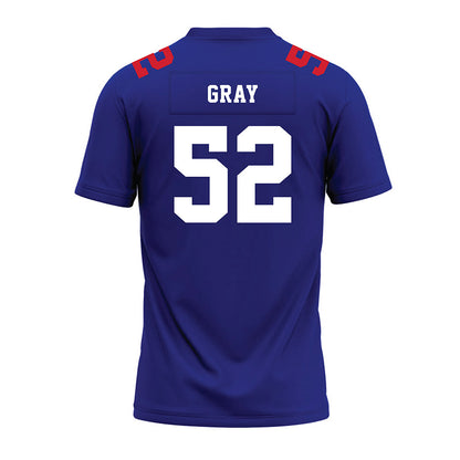 TN State - NCAA Football : Bryce Gray - Blue Premium Football Jersey-1