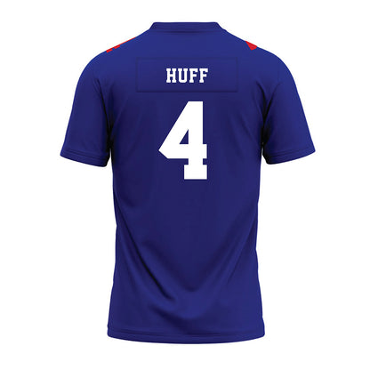 TN State - NCAA Football : Marlon Huff - Blue Premium Football Jersey-1