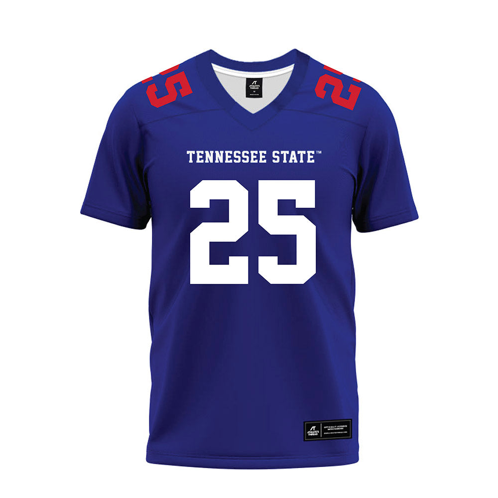TN State - NCAA Football : Sammy Taylor - Blue Premium Football Jersey-0