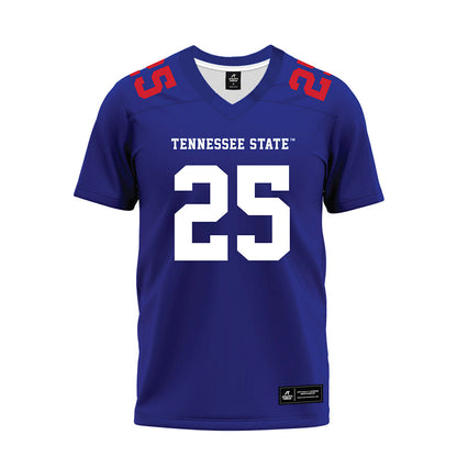 TN State - NCAA Football : Sammy Taylor - Blue Premium Football Jersey-0