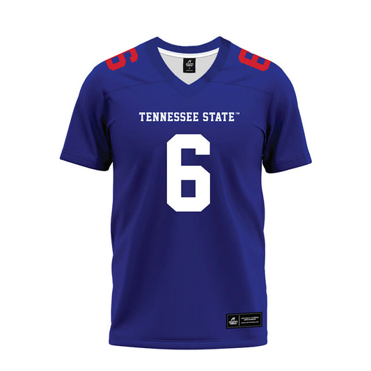 TN State - NCAA Football : Jonathan Palmer - Blue Premium Football Jersey-0
