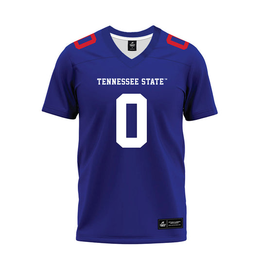 TN State - NCAA Football : Braelen Perry - Blue Premium Football Jersey-0