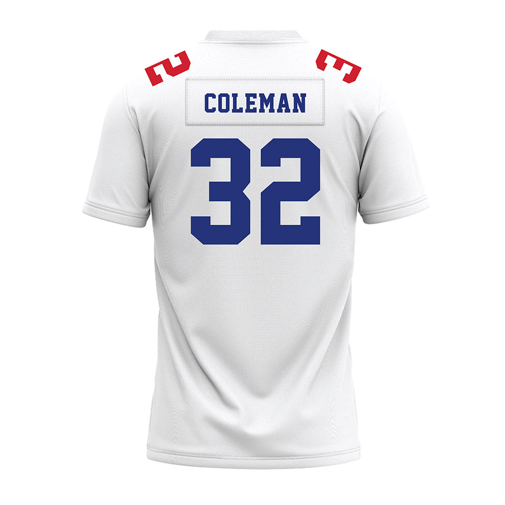 TN State - NCAA Football : Jayden Coleman - White Premium Football Jersey-1