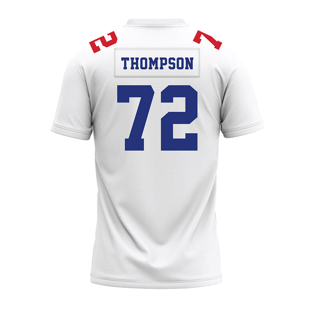 TN State - NCAA Football : Donovan Thompson - White Premium Football Jersey-1