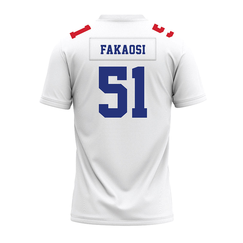 TN State - NCAA Football : Epoki Fakaosi - White Premium Football Jersey-1