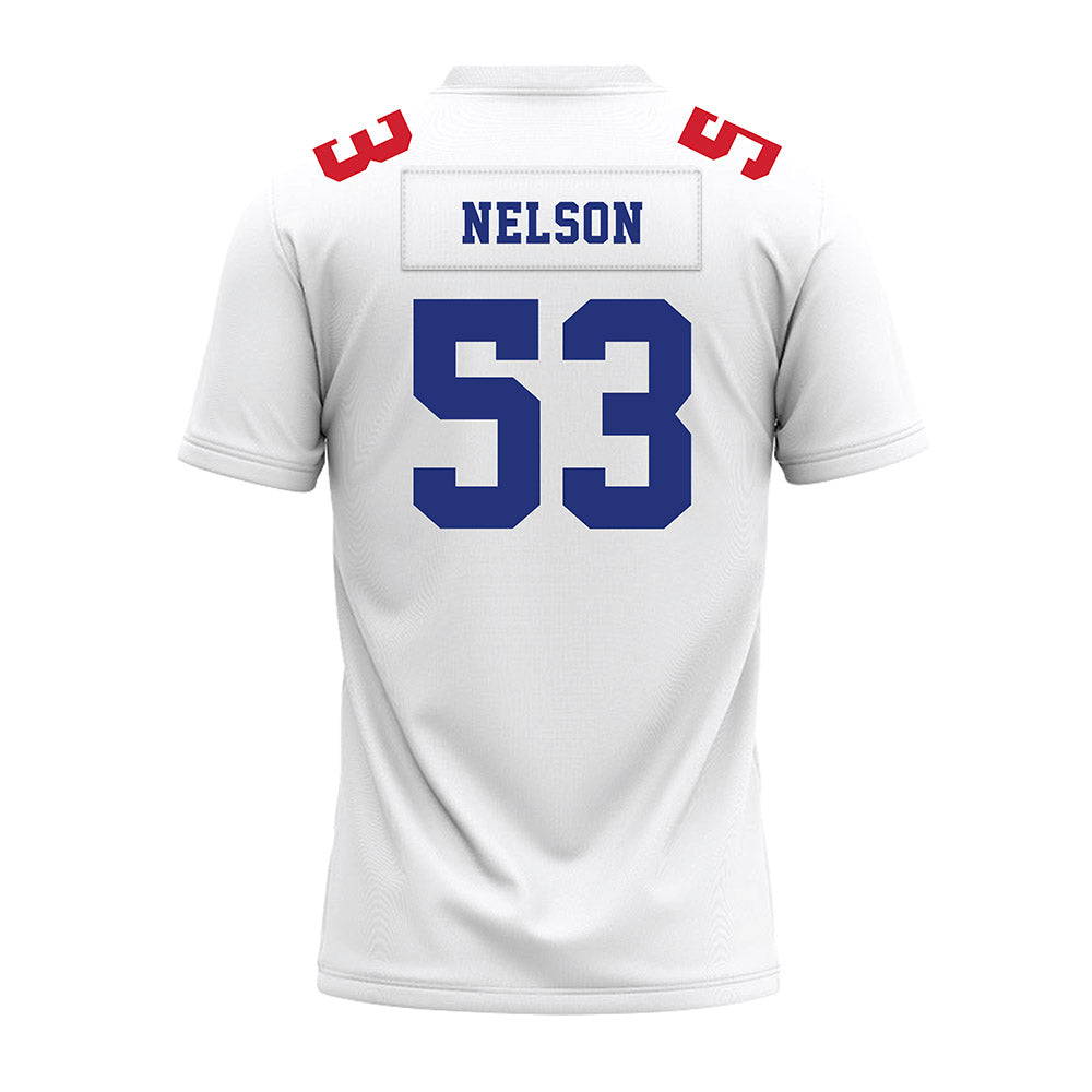 TN State - NCAA Football : Steven Nelson - White Premium Football Jersey-1
