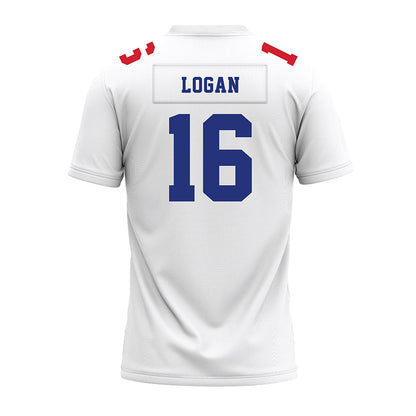 TN State - NCAA Football : Justin Logan - White Premium Football Jersey-1