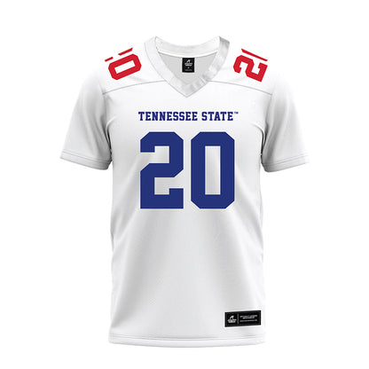 TN State - NCAA Football : Anthony Taylor - White Premium Football Jersey-0