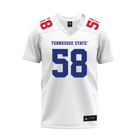 TN State - NCAA Football : Shamar Crawford - White Premium Football Jersey-0