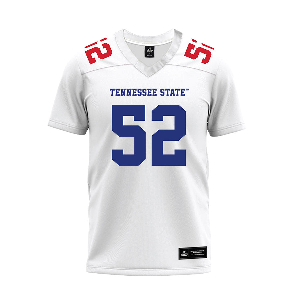 TN State - NCAA Football : Bryce Gray - White Premium Football Jersey-0