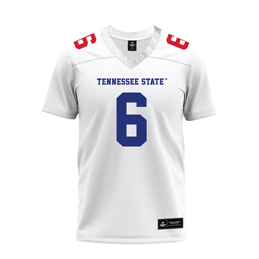TN State - NCAA Football : Jonathan Palmer - White Premium Football Jersey-0