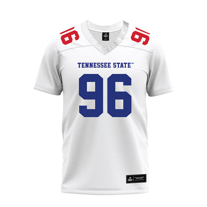 TN State - NCAA Football : Kennland Lyons - White Premium Football Jersey-0