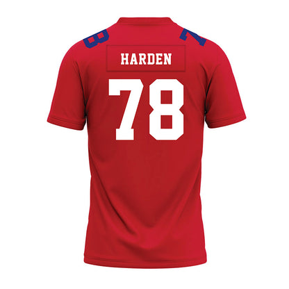 TN State - NCAA Football : Parker Harden - Red Premium Football Jersey-1