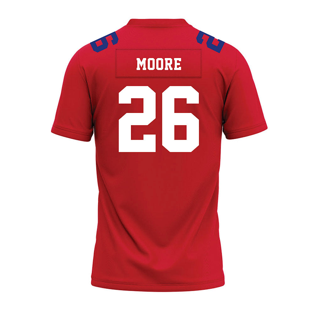 TN State - NCAA Football : Johnothan Moore - Red Premium Football Jersey-1