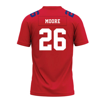TN State - NCAA Football : Johnothan Moore - Red Premium Football Jersey-1