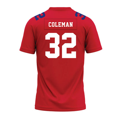 TN State - NCAA Football : Jayden Coleman - Red Premium Football Jersey-1