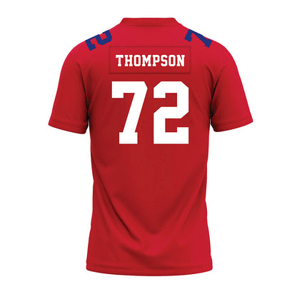 TN State - NCAA Football : Donovan Thompson - Red Premium Football Jersey-1