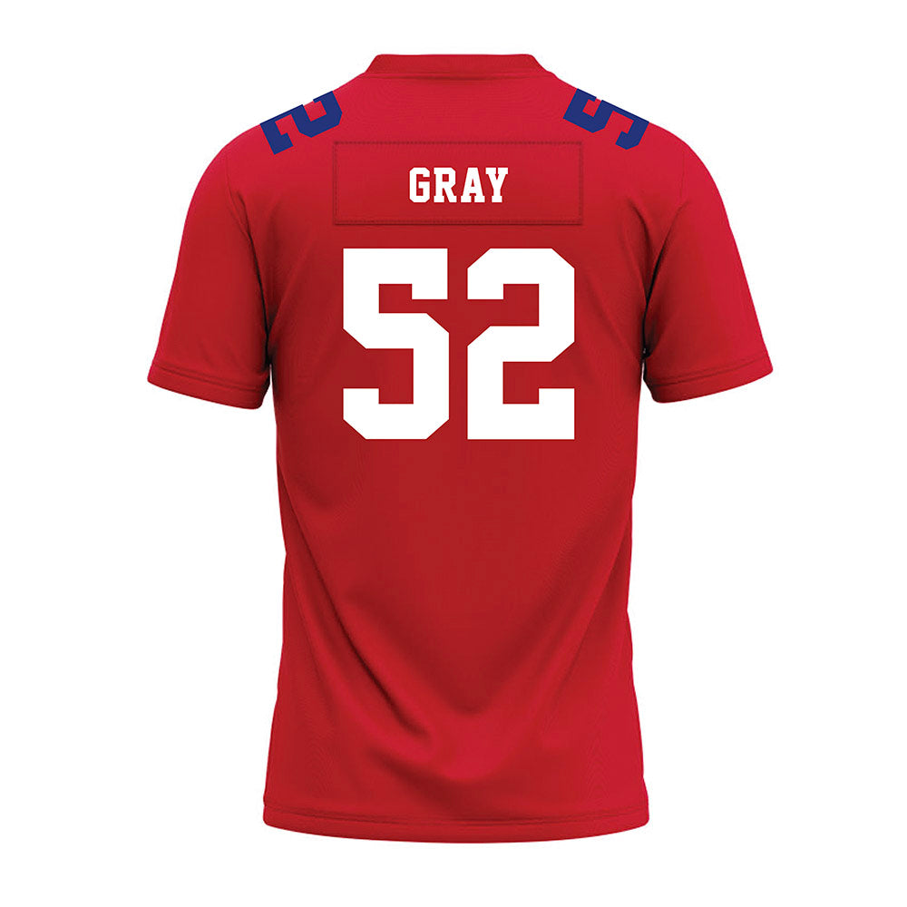 TN State - NCAA Football : Bryce Gray - Red Premium Football Jersey-1