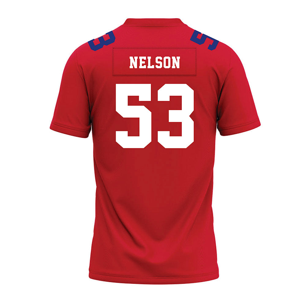 TN State - NCAA Football : Steven Nelson - Red Premium Football Jersey-1