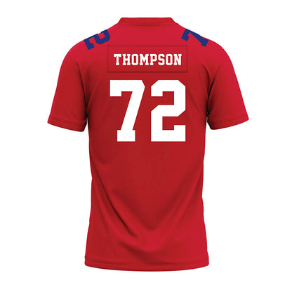 TN State - NCAA Football : Donovan Thompson - Red Premium Football Jersey-1