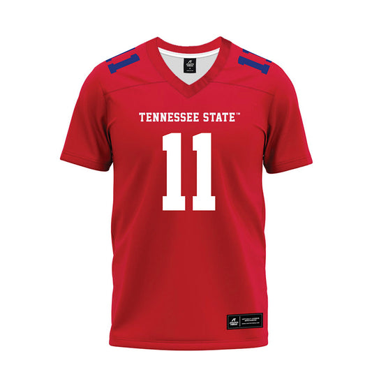 TN State - NCAA Football : Brent Rowe - Red Premium Football Jersey-0