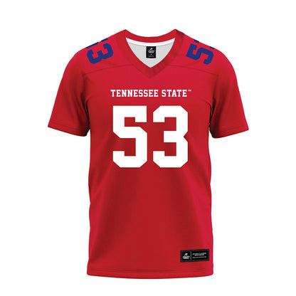 TN State - NCAA Football : Steven Nelson - Red Premium Football Jersey-0